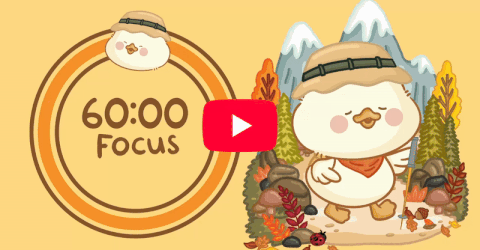Autumn Hike Focus Pomodoro Timer