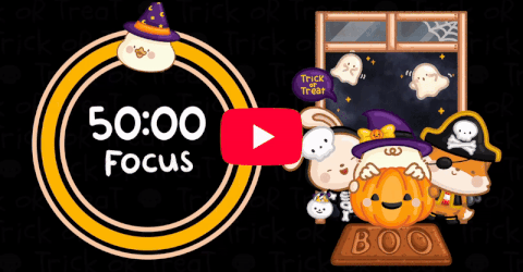 Halloween Focus Pomodoro Timer
