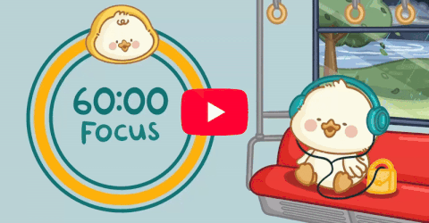 Raining Focus Pomodoro Timer