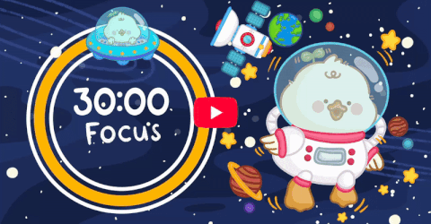 Space Focus Pomodoro Timer
