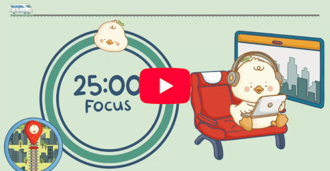Train Focus Pomodoro Timer